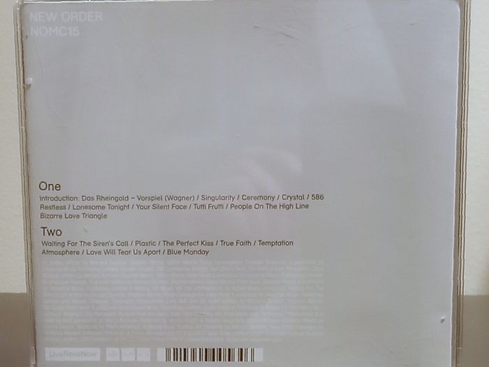 New Order NOMC15 2 CD Album
