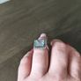 Sterling silver ring size N Image 2