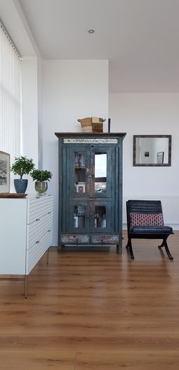 Vintage Indian cabinet/bookcase