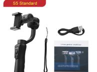 main image for ad Original S5 3 Axis Gimbal Handheld Stabilizer For Video Record Vlog Live For Mobile Smartphone Action Camera Gopro