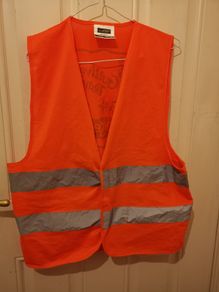 Kids high viz /high visability gilet / sleeveless