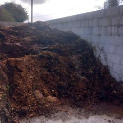 Rotted manure.
