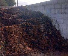 Rotted manure.
