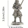 Miniature brass samurai figures ( 4 ) Image 4