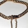 Vintage 9ct Gold Unisex Double-Curb Bracelet Image 4