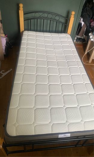 Single Bed and Mattress