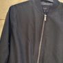 Bershka polyester black bomber jacket Image 2