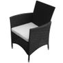 5 Piece Rattan Garden Dining Set Image 3