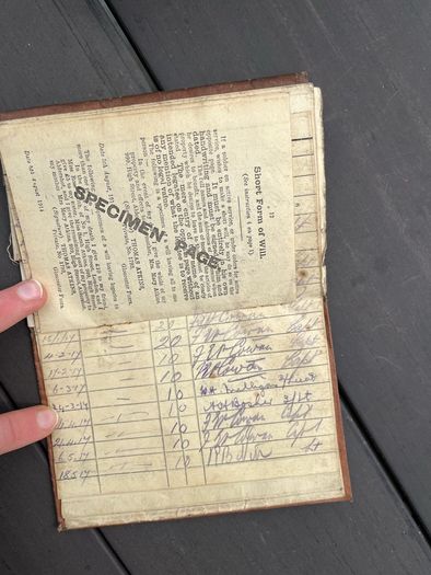 WW1 British Old contemptible 1914 original paybook and paperwork grouping
