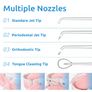 Water Flosser, Cordless, 6 Modes & IPX7 Waterproof Rechargeable Oral Irrigator Water Teeth Cleaner Floss Pick Image 3