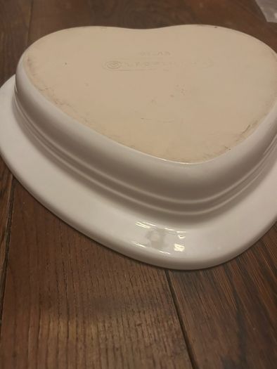 Le Creuset heart shaped dish