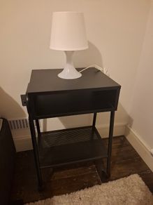 Ikea Setskog Bedside Table + Lamp