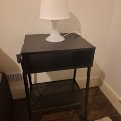 Ikea Setskog Bedside Table + Lamp
