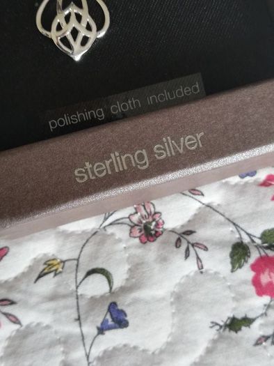 sterling silver necklace and matching earrings