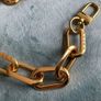 Louis Vuitton chain shoulder strap Golden Image 6