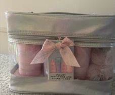 Brand new and unopened Baylis & Harding luxury gift set in a stylish vanity/cosmetic bag.