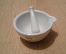 Vintage Pestle and Mortar PD Medicamenta Vera