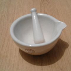 Vintage Pestle and Mortar PD Medicamenta Vera
