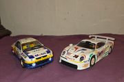 Two Hornby Scalextric Models