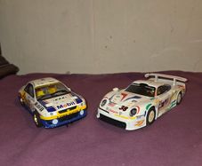 Two Hornby Scalextric Models