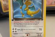 Dark Dragonite TR 22 1st Edition Vintage Pokemon Card