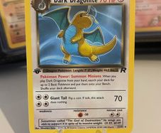 Dark Dragonite TR 22 1st Edition Vintage Pokemon Card