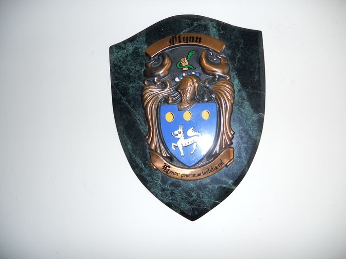 Vintage Coat of Arms , ("Flynn")