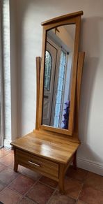 Cheval Full-Length Mirror with Base