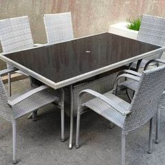 Garden table & 6 chairs