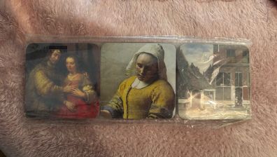 6 Brand New Famous Paintings Coasters