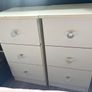 two 3 drawer chest of drawers Image 2