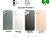 For iPhone 11 Pro Back Battery Cover Glass Black Green White Gold + Camera Lens