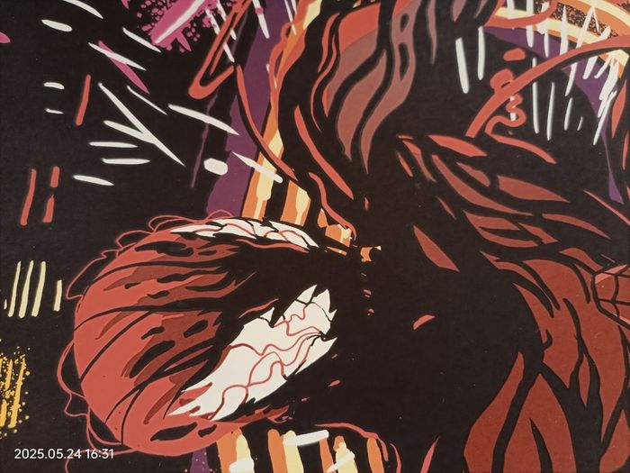 Spider-Man Vs Carnage Marvel Screen Print by Raid71 Poster