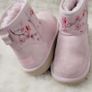Ugg classic mini blossom boots pink suede floral cosy Image 8