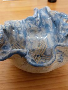 Quirky pottery bowl