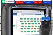 XTOOL D8W D8S Bluetooth Car Diagnostics , mileage correction Tool Automotive Scanner  ECU Coding Bi-directional 42+ Resets CANFD DOIP FCA Topology