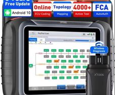 XTOOL D8W D8S Bluetooth Car Diagnostics , mileage correction Tool Automotive Scanner  ECU Coding Bi-directional 42+ Resets CANFD DOIP FCA Topology