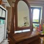 Vintage mirror swivel in pine dressing table mirror Image 2