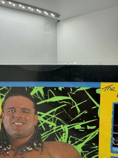 wwe The British Bulldog placemat laminated