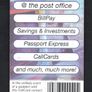 1997 Ireland 20 unit the many different services available at An Post's (the Irish postal service) post offices (Gemplus GEM1) Call Card Used. Telecom Eireann card number 1156. Image 2