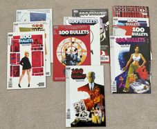 100 Bullets comics issues 1-10 and final issue 100 , 1st prints , rare