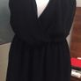Black chiffon beach dress Image 2