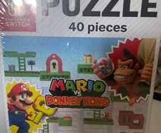 mario vs  donkey kong puzzle