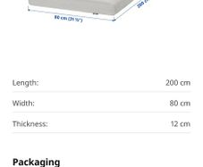 Ikea Kids Mattress New