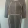 Cameo Rose Pale Grey Studded Suedette stretchy dress size UK12 EU40 Perfect condition Postage included Image 2
