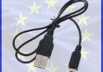 New Hi Speed 2.0 USB Cable Lead A To Mini USB B 5 PIN Black Adapter #131