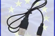 New Hi Speed 2.0 USB Cable Lead A To Mini USB B 5 PIN Black Adapter #131