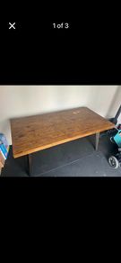 Hard wood table