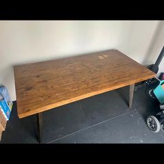 Hard wood table