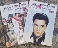 Vintage 1987 Elvis Presley Fan Club Magazines - 10 Years After Commemorative Issues